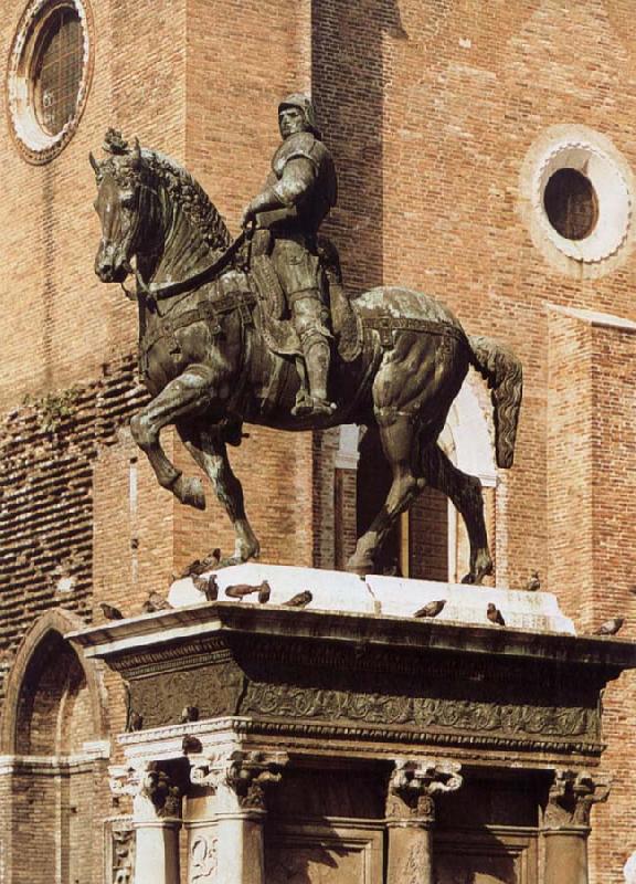 Andrea del Verrocchio Equestrian Statue of Bartolomeo Colleoni France oil painting art